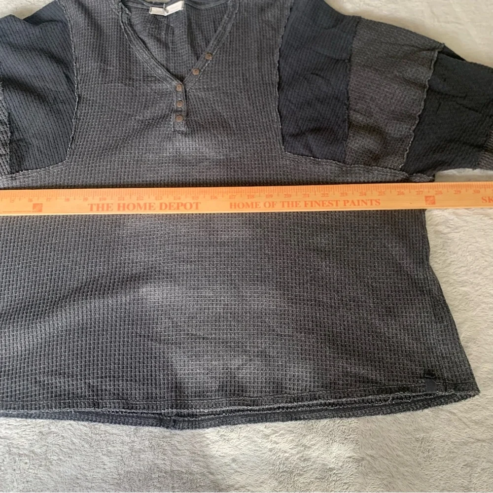 Free People Callisto Henley We The Free Oversized Sz Sm Bohemian Streetwear - Picture 6 of 9